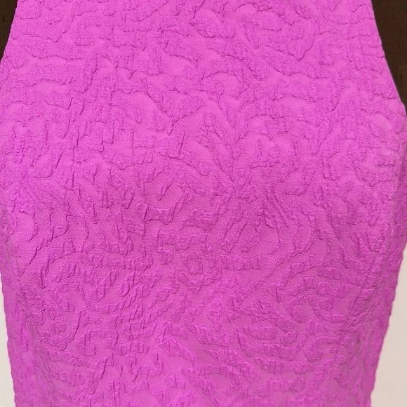 Sheike hot pink textured drape dress size 12 - Picture 3 of 8
